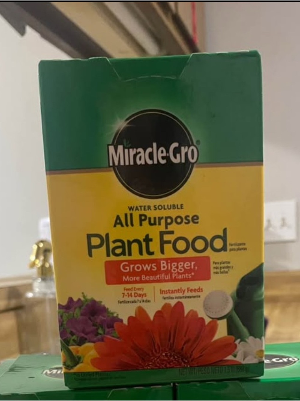 Miracle All Purpose Plant Food - Yellow & Green Packaging